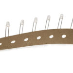 ال ای دی 3mm قرمز شیشه ای نواری LITEON (بسته 20 عددی)