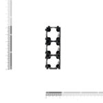 براکت و هولدر سه تایی باتری لیتیومی 18650 (نگهدارنده باتری)