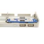 کیس پاوربانک 13000mAh دو خروجی USB به همراه نمایشگر و برد 5 باتری