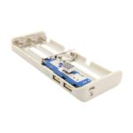 کیس پاوربانک 13000mAh دو خروجی USB به همراه نمایشگر و برد 5 باتری