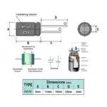 خازن الکترولیتی 47uF 25V (بسته 20 عددی)