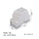 جعبه ریلی Rail Box سفید سایز 36x87x60mm