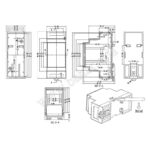 جعبه ریلی Rail Box سفید سایز 36x87x60mm