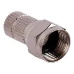 فیش رسیوری آچار خور واشر دار نقره ای