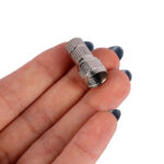 فیش رسیوری آچار خور واشر دار نقره ای