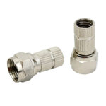 فیش رسیوری آچار خور واشر دار نقره ای