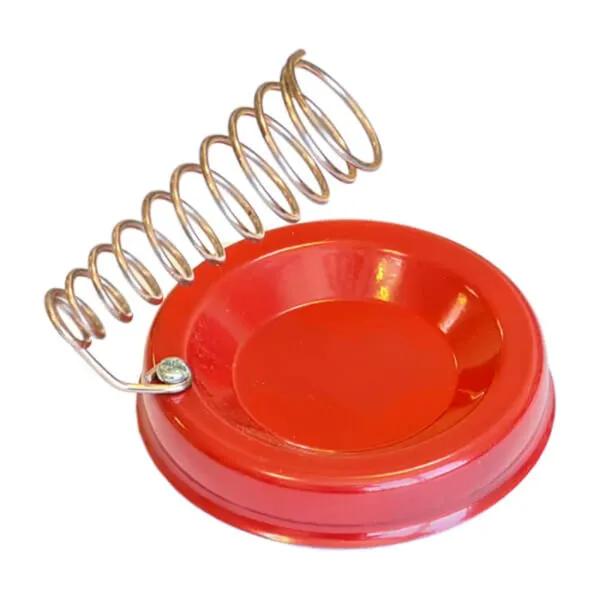 پایه هویه فلزی گرد قرمز
