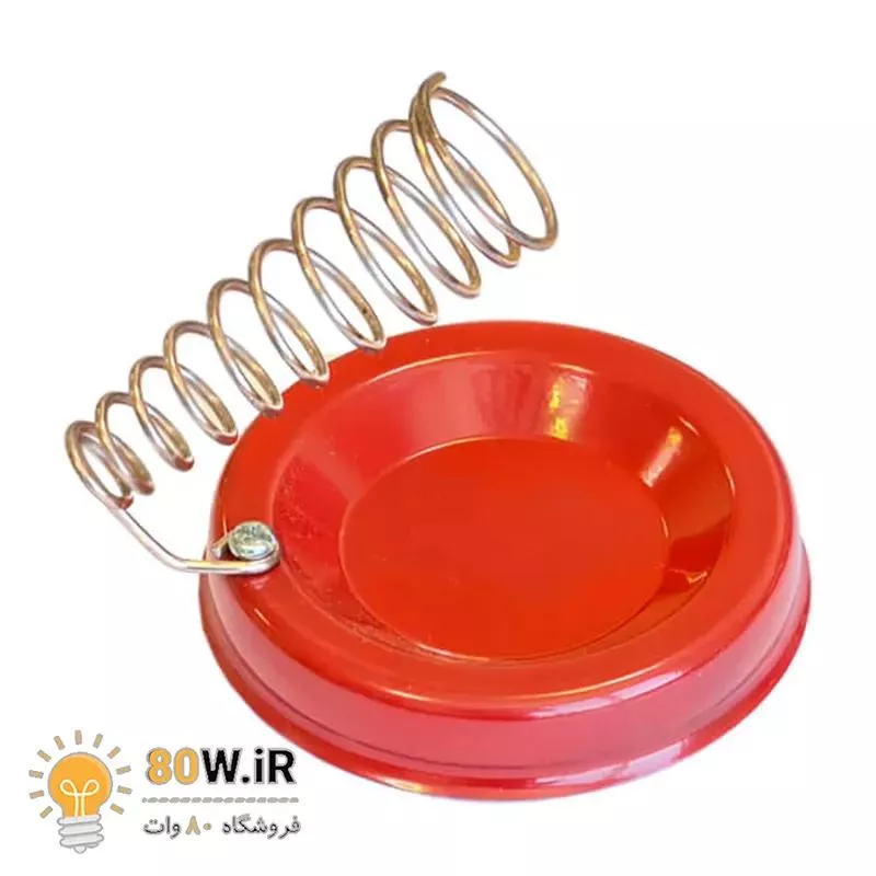 پایه هویه فلزی گرد قرمز