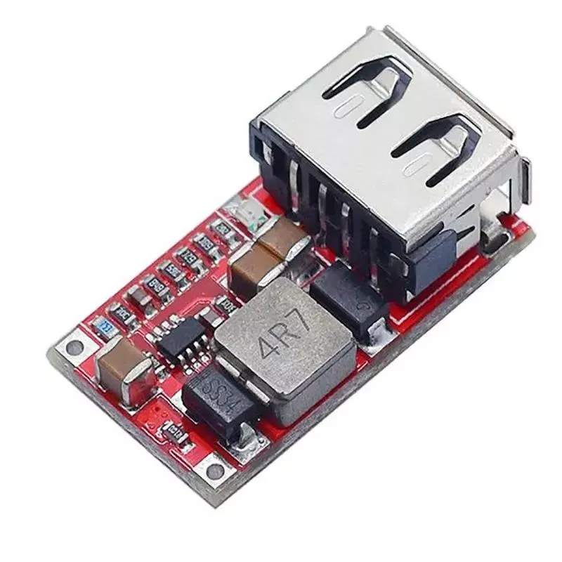 ماژول تغذیه USB کاهنده DC به DC از 6V-24V به 5V 3A