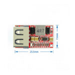 ماژول تغذیه USB کاهنده DC به DC از 6V-24V به 5V 3A