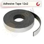 آهنربا نواری چسب دار 12×2 میلی متر (یک متر)