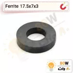 آهنربا حلقه فریت (سرامیکی - واشری) 17.5x7x3 FR