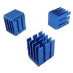 هیت سینک مخصوص پردازنده و تراشه های SMD آبی سایز 9x9x12mm