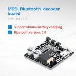 ماژول بلوتوث صوتی VHM-314-V2 دارای خروجی AUX و کلیدهای کنترلی