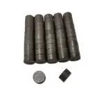 آهنربا گرد فریت سکه ای (مگنت سرامیکی) 10x5 FR