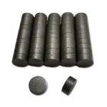 آهنربا گرد فریت سکه ای (مگنت سرامیکی) 12x5 FR