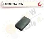 آهنربا بلوک فریت (مگنت سرامیکی) 25x15x7 FR
