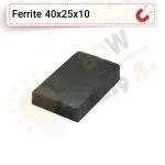 آهنربا بلوک فریت (مگنت سرامیکی) 40x25x10 FR