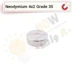 آهنربا گرد (استوانه - دیسک) نیودیمیوم 4x2 ND گرید 35