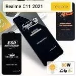 گلس گوشی ریلمی Realme C11 2021 تمام صفحه ضد ضربه درجه یک Anti Static