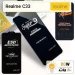 گلس گوشی ریلمی Realme C33 تمام صفحه ضد ضربه درجه یک Anti Static