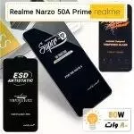 گلس گوشی ریلمی Realme Narzo 50A Prime تمام صفحه ضد ضربه درجه یک Anti Static