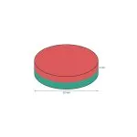 آهنربا گرد (استوانه - دیسک) نیودیمیوم 10x3 ND گرید 42