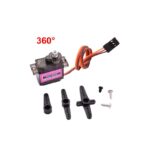 سروو موتور MG90S چرخ دنده فلزی 360 درجه